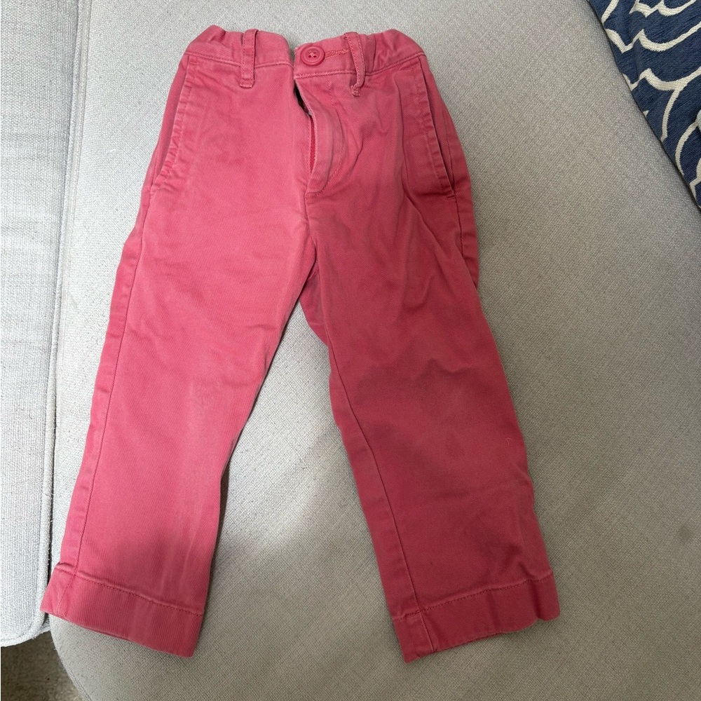 Crewcuts Nantucket Red Casual Bottoms Straight-Leg